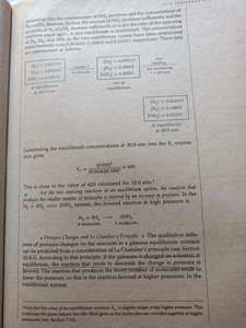 ICE table for pressure change scenario