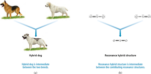 Resonance hybrid structure analogy