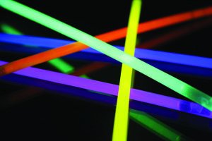 Glow sticks, illustrating closed systems