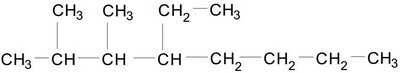 4-ethyl-2,3-dimethyloctane structure