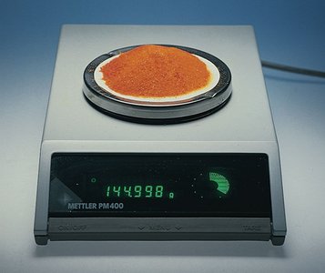 Weighing a solid on a balance