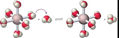 Hydrolysis of hydrated metal ion