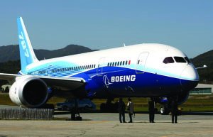 Boeing 787 Dreamliner, an example of composite material application