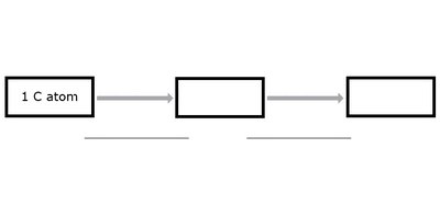 Conceptual plan for converting 1 carbon atom to mass