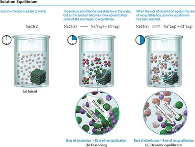 Solution equilibrium process