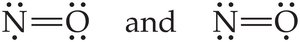 Lewis structures for NO with odd number of electrons