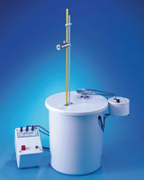 Photo of a bomb calorimeter setup