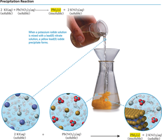 Precipitation reaction example
