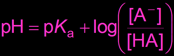 Henderson-Hasselbalch equation example