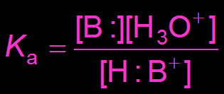 Ka equilibrium expression for basic buffer