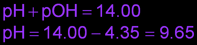 pOH calculation for basic buffer