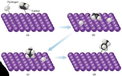 Catalyst surface mechanism