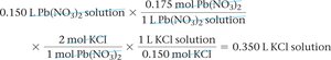 Worked example for solution stoichiometry