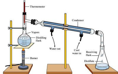 Paper chromatography of ink