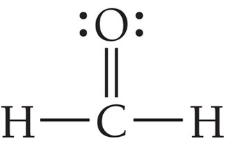 Lewis structure of formaldehyde