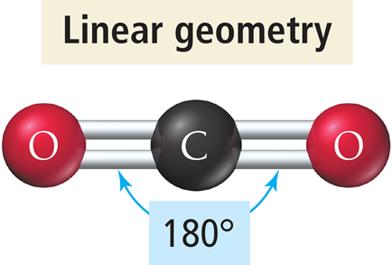 Linear geometry of CO2
