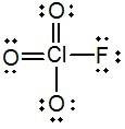 Lewis structure of ClO3F