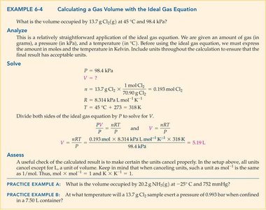 Worked example: Calculating gas volume with the ideal gas equation