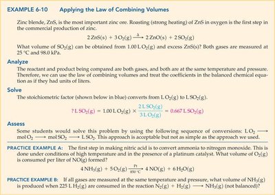 Worked example: Applying the law of combining volumes
