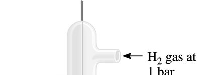 Standard hydrogen electrode in acid solution