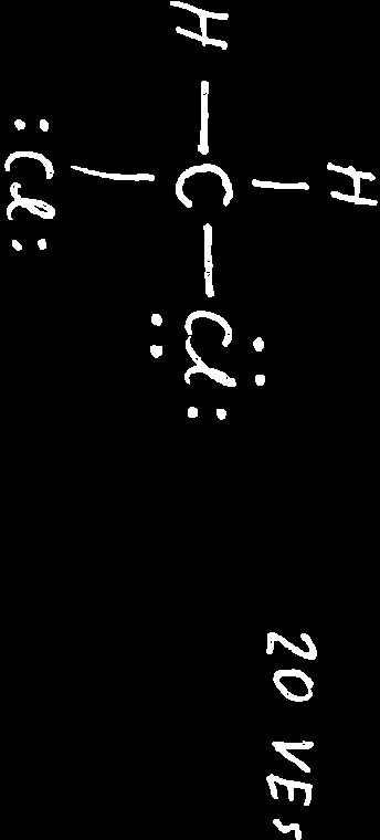 Lewis structure for CH2Cl2