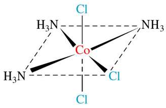mer isomer of [Co(NH3)3Cl3]