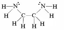 Ethylenediamine (en) as a bidentate ligand