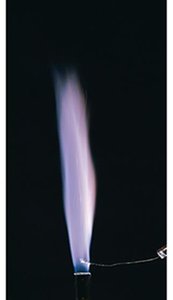 Potassium flame test