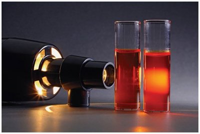 Tyndall effect: light scattering by colloids