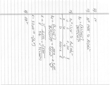 Student's handwritten solution for Q10
