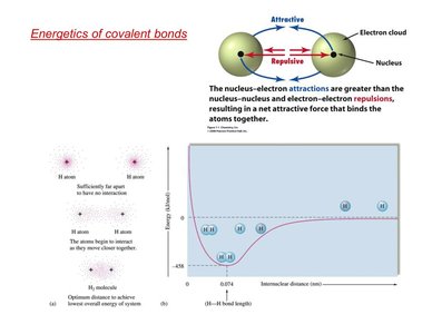 Energetics of covalent bonds and bond length