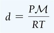 Flowchart for calculating density