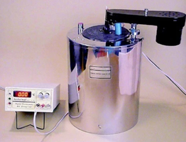 Photograph of a bomb calorimeter