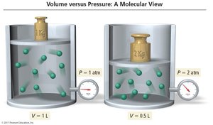 Molecular interpretation of Boyle's Law