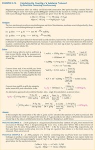 Worked example: Calculating quantity produced by consecutive/simultaneous reactions