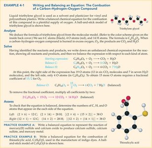Worked example: Writing and balancing a combustion reaction