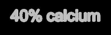 40% calcium