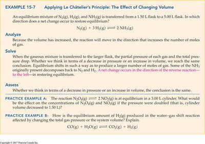 Example of volume change effect