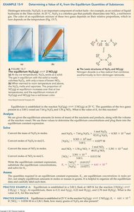 Example of temperature effect