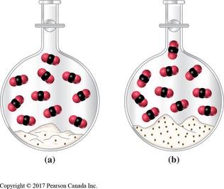 Equilibrium involving solids and gases