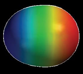 Electron density map for NaF