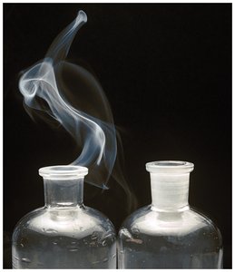 Proton transfer reaction between HCl and NH3
