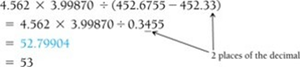 Multiplication/division with significant figures