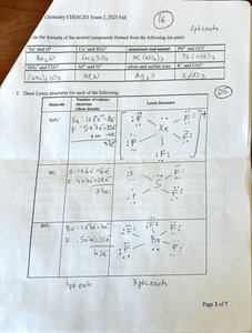 Lewis structures for molecules