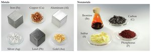 Metals and nonmetals examples
