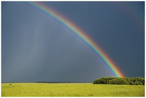 Rainbow as an example of a continuous spectrum