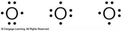 Lewis dot structures for oxygen