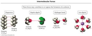 Types of intermolecular forces