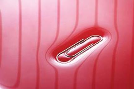 Surface tension: floating paper clip