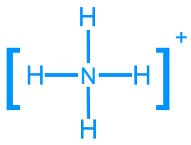 Lewis structure of ammonium ion (NH4+)